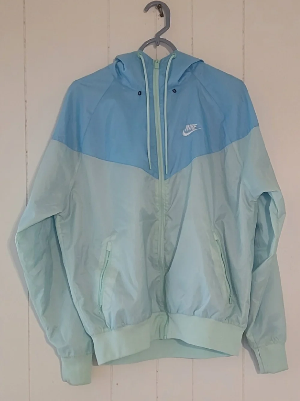 Nike Sportswear Windrunner Full Zip Jacket Pastel Light Blue Mint Green Small
